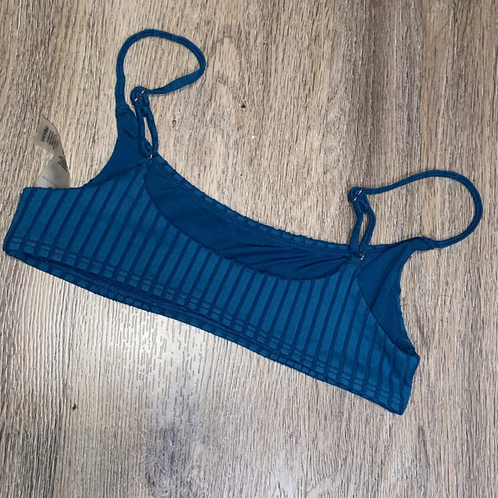 SPIRITUAL GANGSTER size L Sundara bikini top Teal Baki blue - Picture 2 of 3